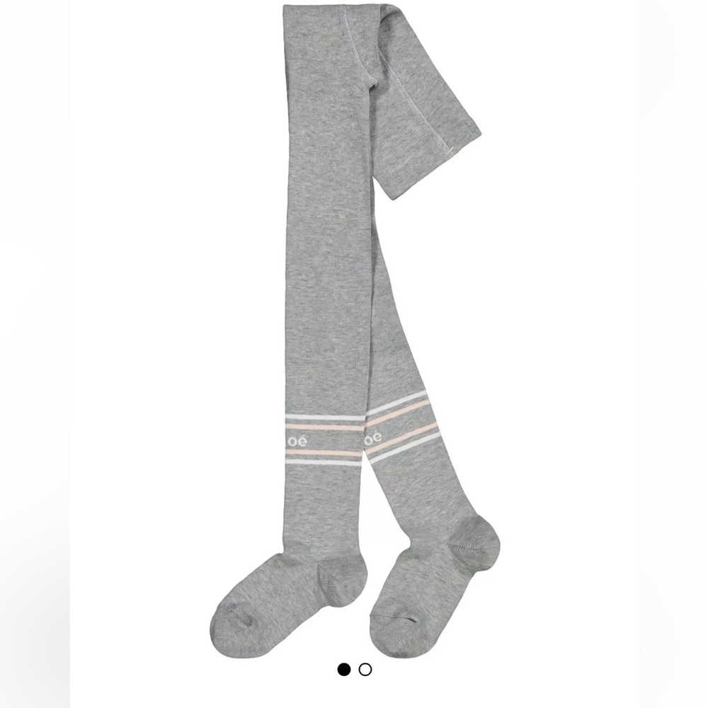 CHLOÉ TIGHTS GREY FOR GIRLS